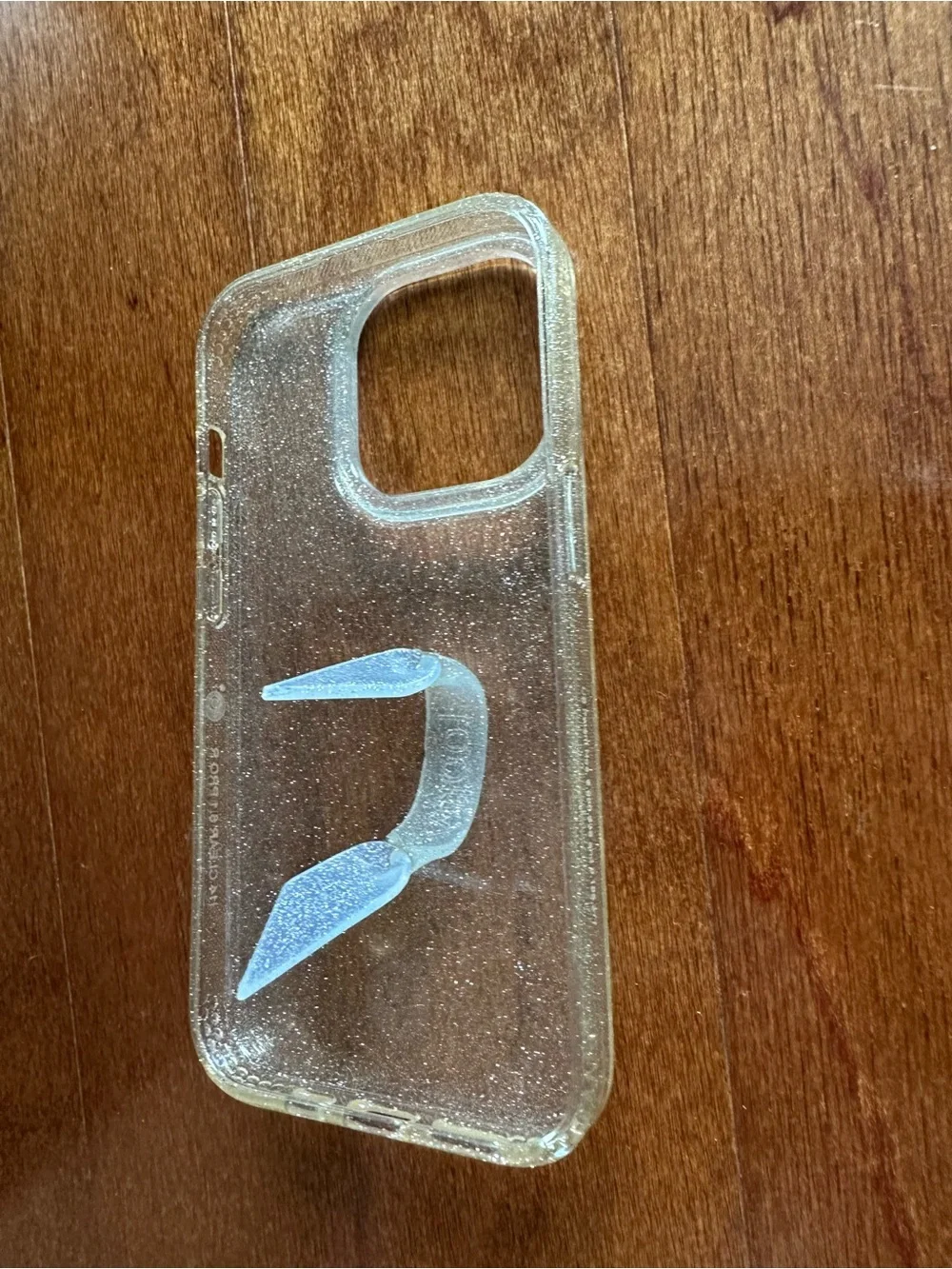 Loopy Case Clear Glitter Phone case